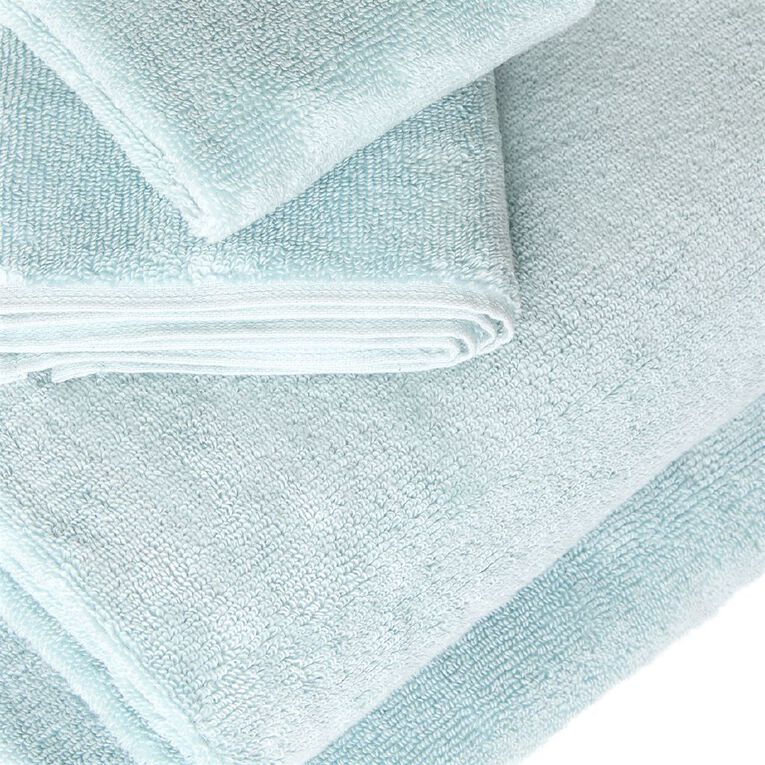 Living & Co Plush Plain Spa Towel Blue Light, , hi-res