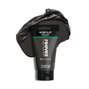 Reeves Fine Acrylic Paint Paynes Grey 610 75ml
