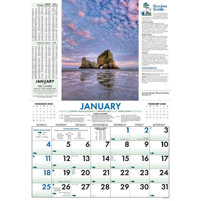Easy2C 2026 Calendar Iconic NZ Images, , hi-res