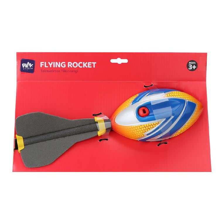 Play Studio Flying Rocket with Whistle 31cm Assorted., , hi-res