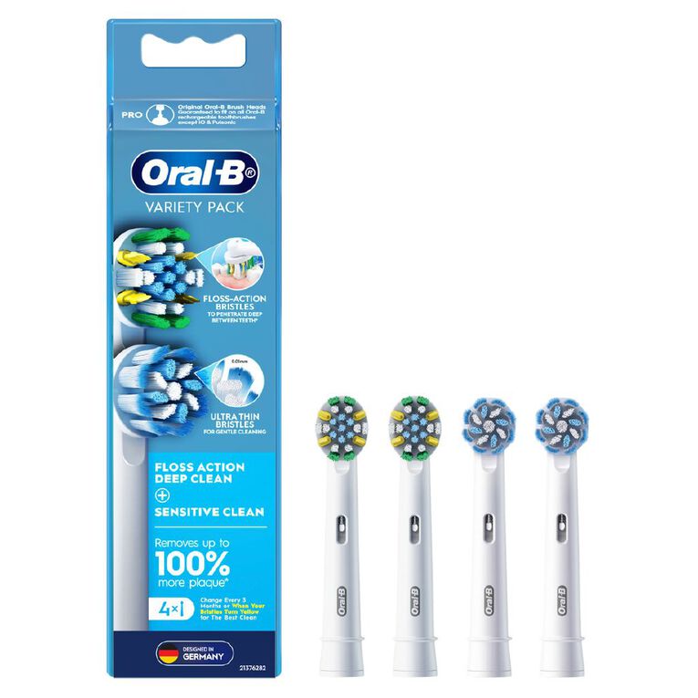 Oral-B Variety Pack Replacement Brush Heads 4 Pack, , hi-res