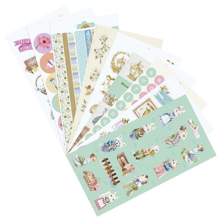 Uniti Bunny Mini Sticker Book 18 Sheets, , hi-res