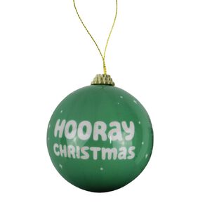 Bluey Christmas Bauble Green