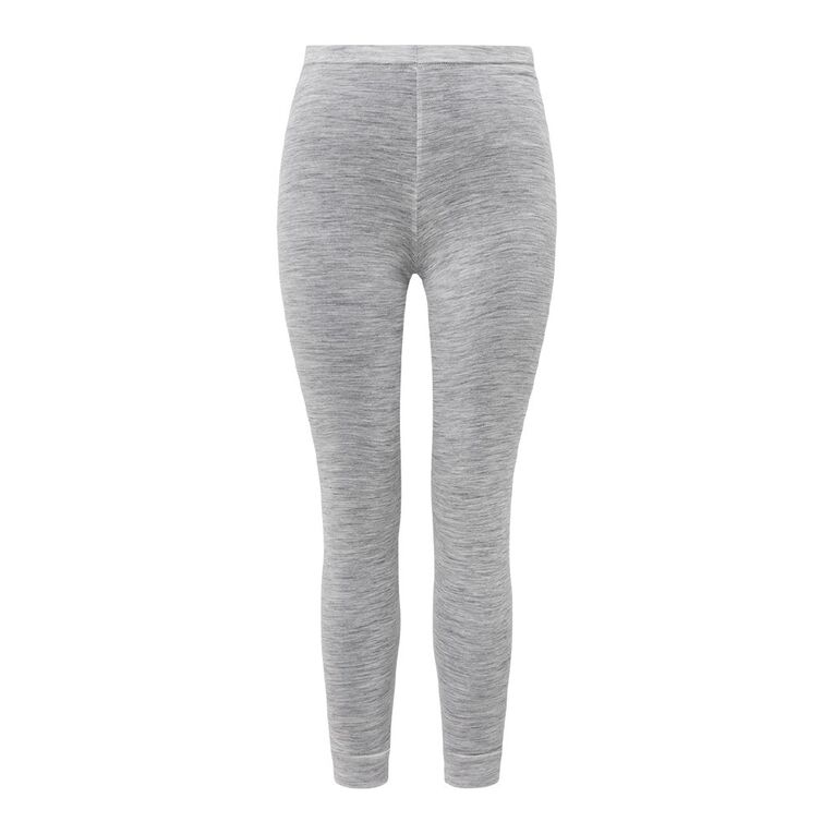 H&H Women's Merino Thermal Long Johns, Grey Marle, hi-res