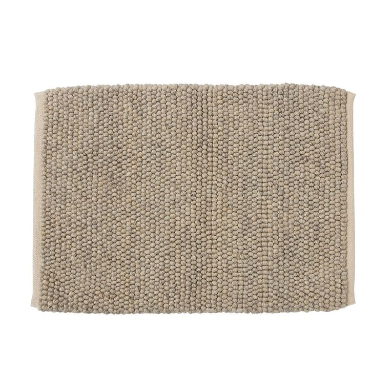 Living & Co Mat Woven Weave Light Natural 60cm x 90cm, , hi-res