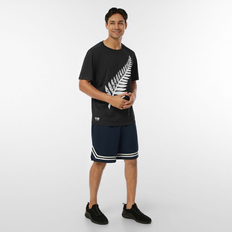 Active Intent Men's Supporter Tee, Black, hi-res
