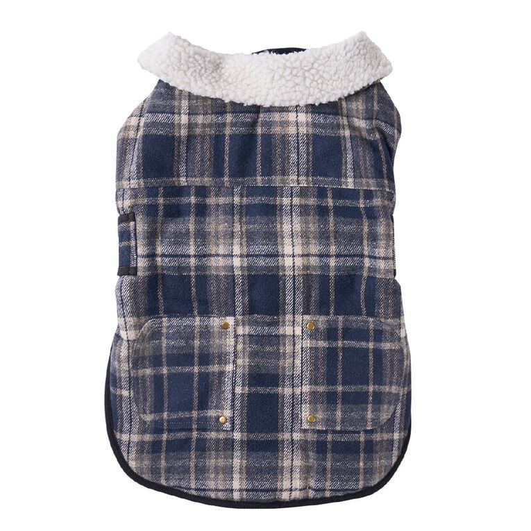 Petzone Check Jacket Blue Large, , hi-res