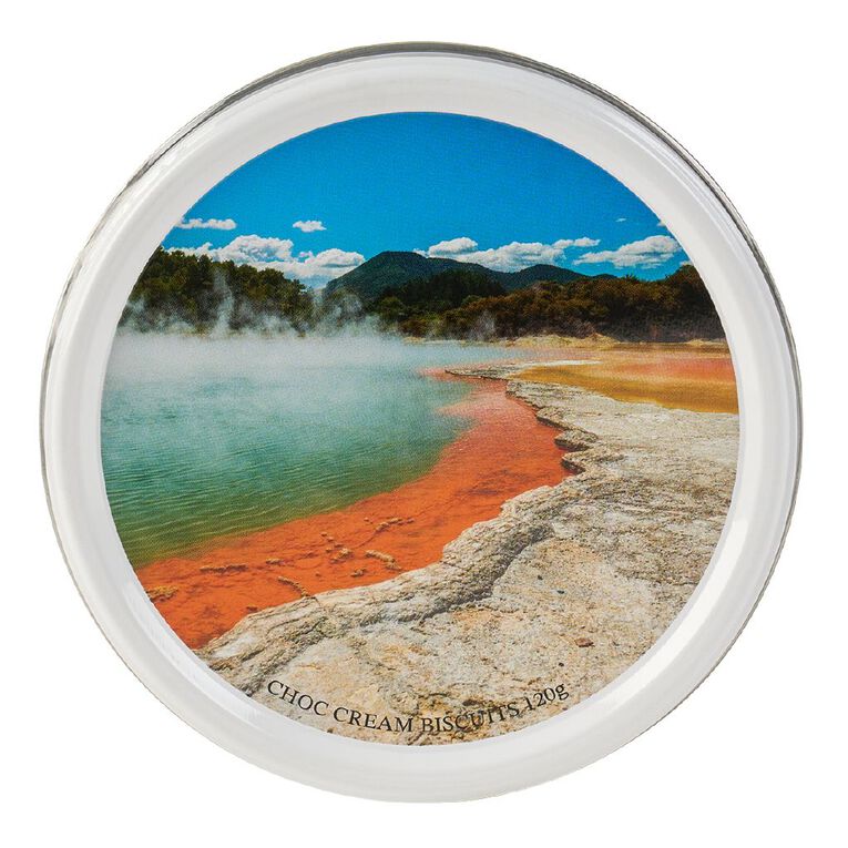 Connoisseurs Christmas Kiwiana Design Tins with Chocolate Cream Biscuits, , hi-res