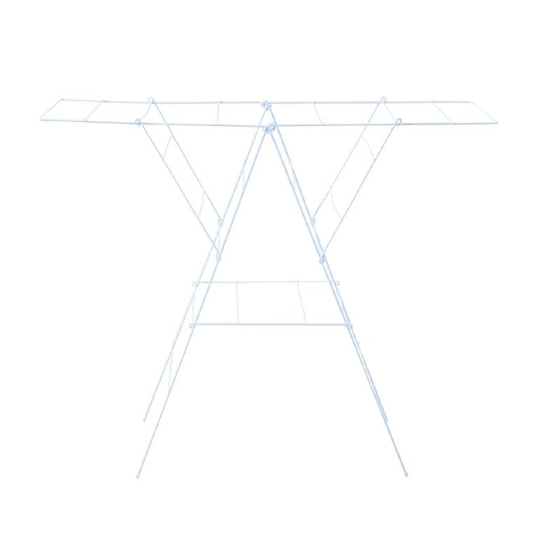 Living & Co Clothes Airer 22 Rail White, , hi-res