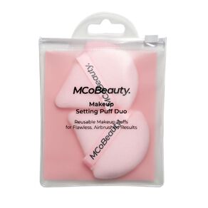 mcobeauty makeup setting puff duo 2 each