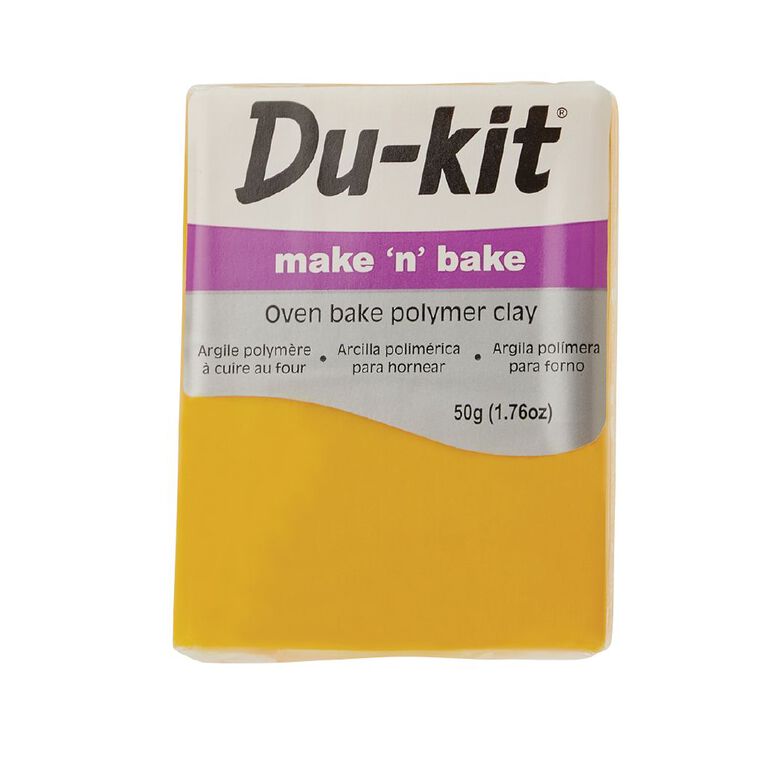 Du-kit Clay Yellow Mid 50g, , hi-res