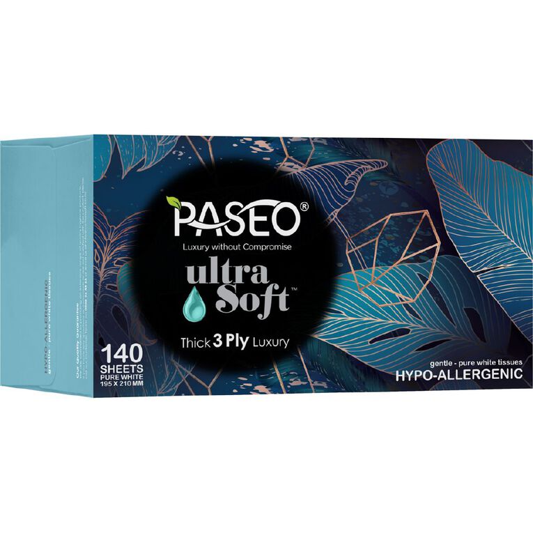 Paseo Hypoallergenic Facial Tissue 140s