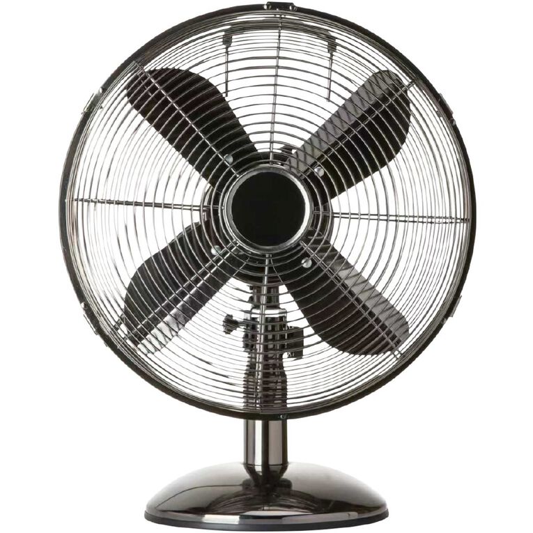 Living & Co Desk Fan 30cm Metal, , hi-res