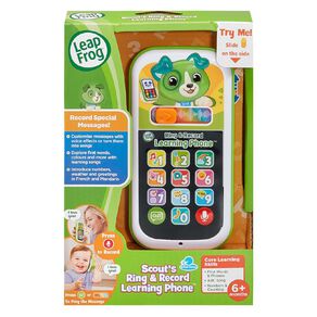 Leap Frog Scouts Ring & Record Learning Phone