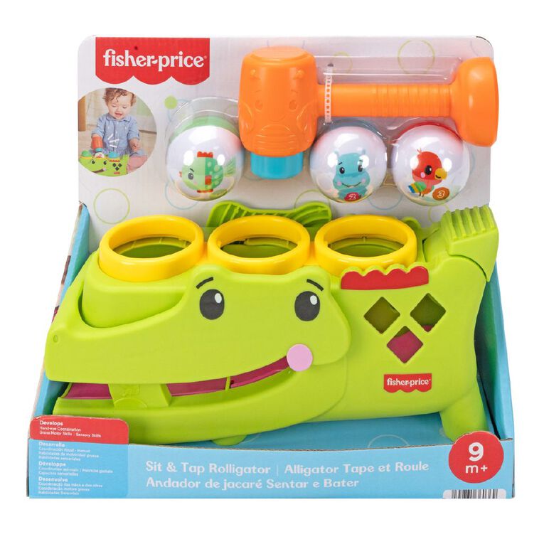 Fisher-Price Sit & Tap Rolligator, , hi-res