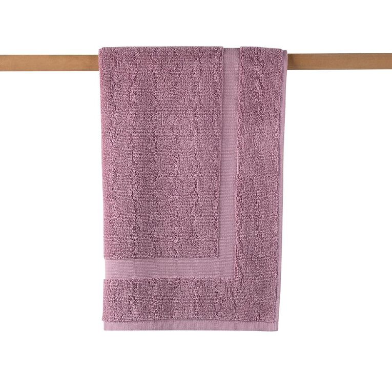 Living & Co Plush Terry Bath Mat Lilac 50cm x 80cm, , hi-res