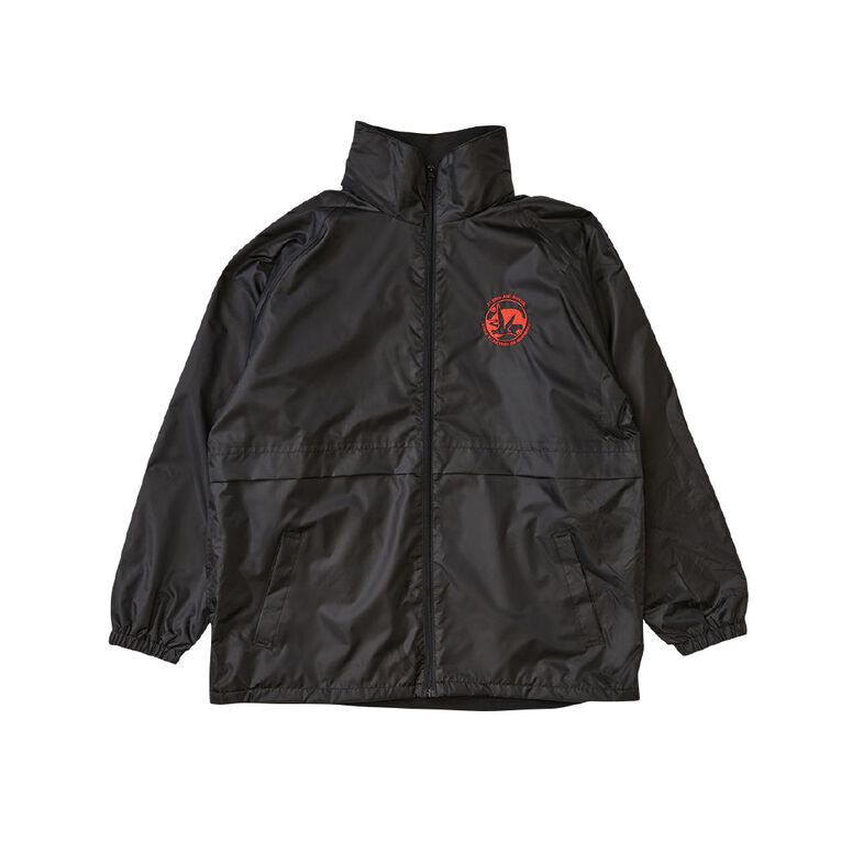 Schooltex Pt England School Year 7 & 8 Only Jacket with Embroidery, Black, hi-res