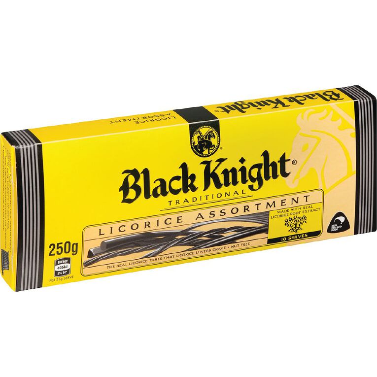 Black Knight Licorice Assortment 250g The Warehouse