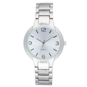 H&H Women's Analogue Watch Silver