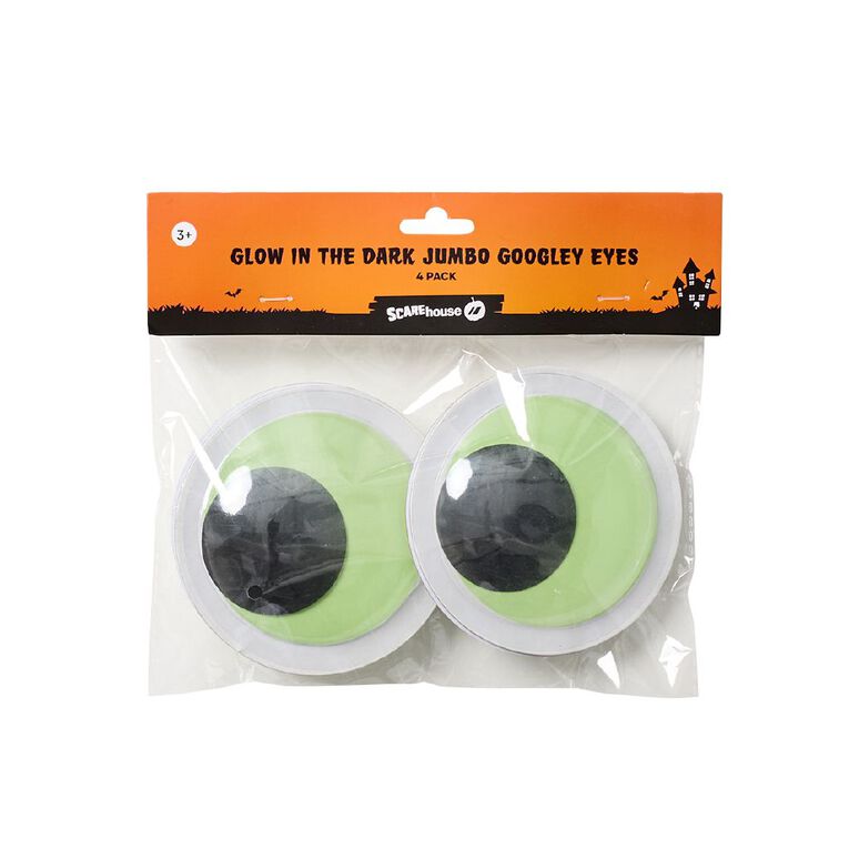 Scarehouse Jumbo Googley Eyes 4 Pack, , hi-res