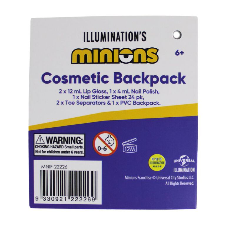Minions Cosmetic Backpack Set, , hi-res