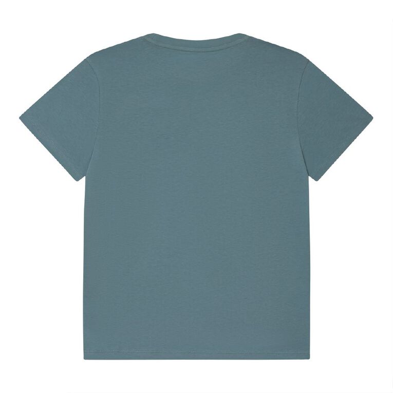 Young Original Print Short Sleeve Tee, Blue Light, hi-res