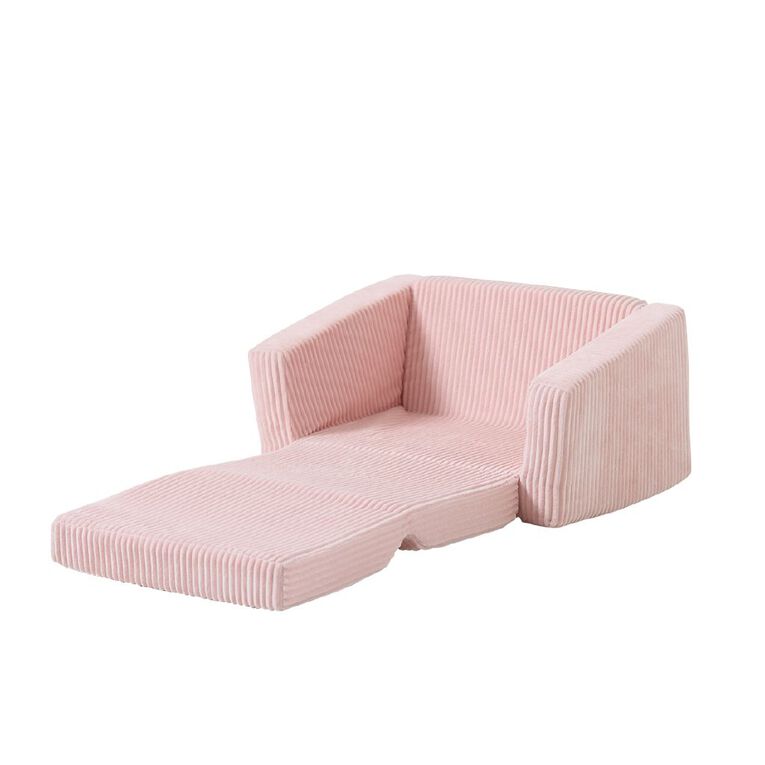Living & Co Kids Flip Sofa Cord Pink, , hi-res