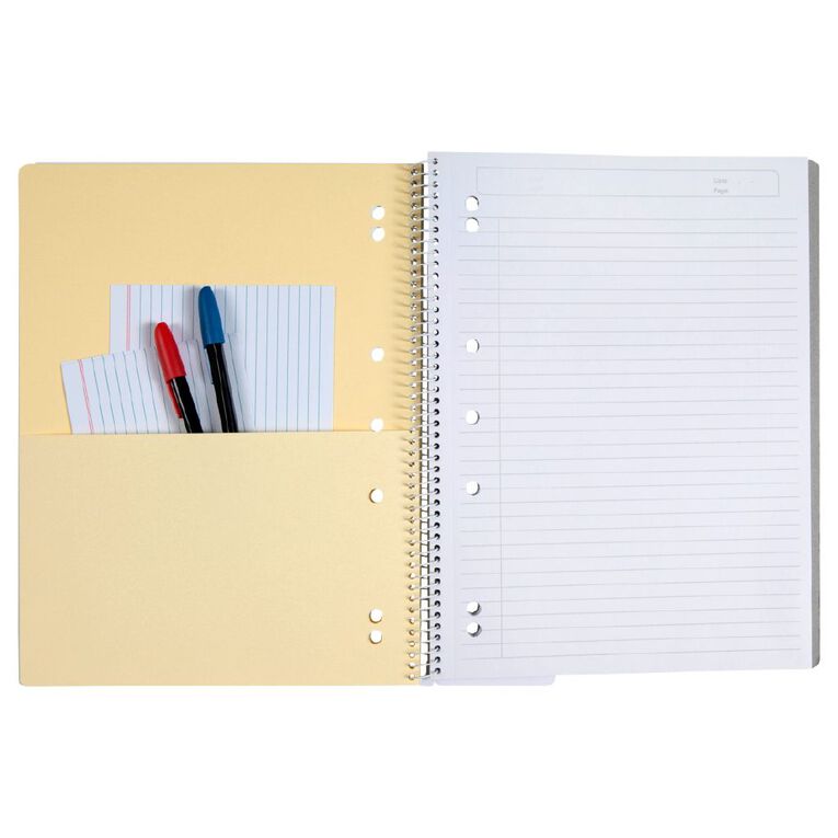 ColourHide Lecture Book A4 140 Pages Black, , hi-res