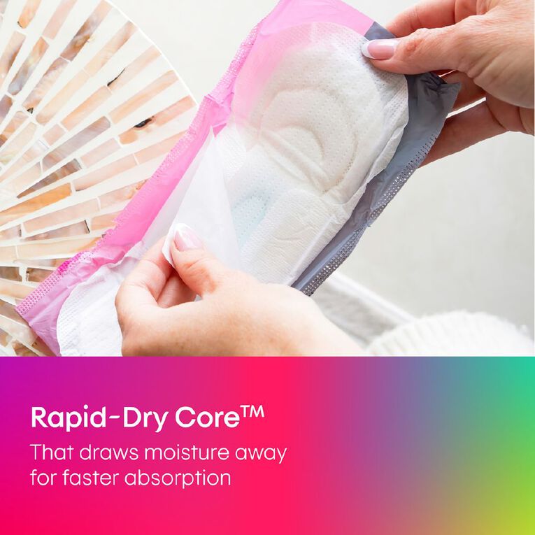 U By Kotex Ultra-thin Super Wings Pads 12 Pack, , hi-res