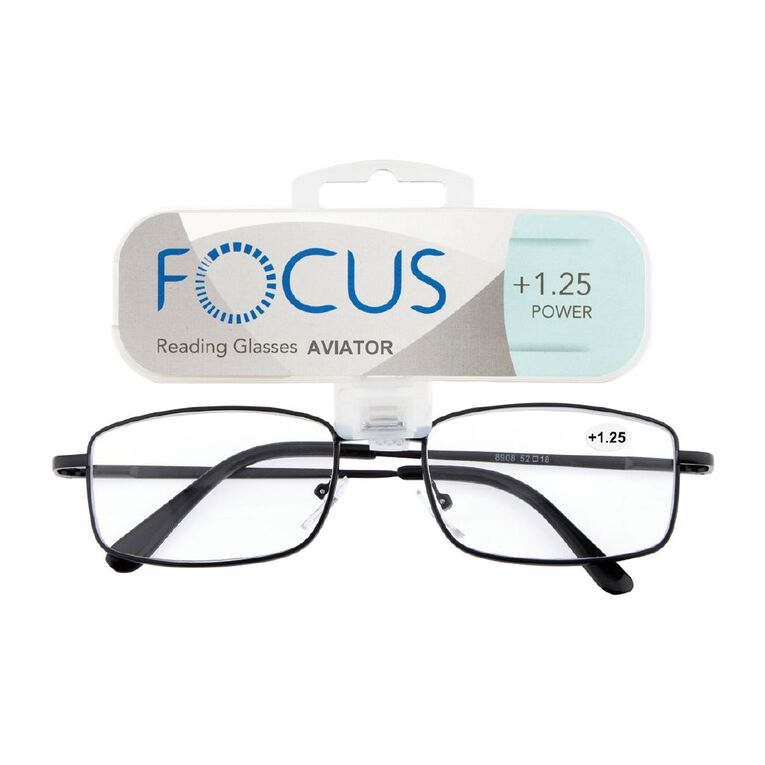 Focus Aviator 1.25 Power Reading Glasses, , hi-res