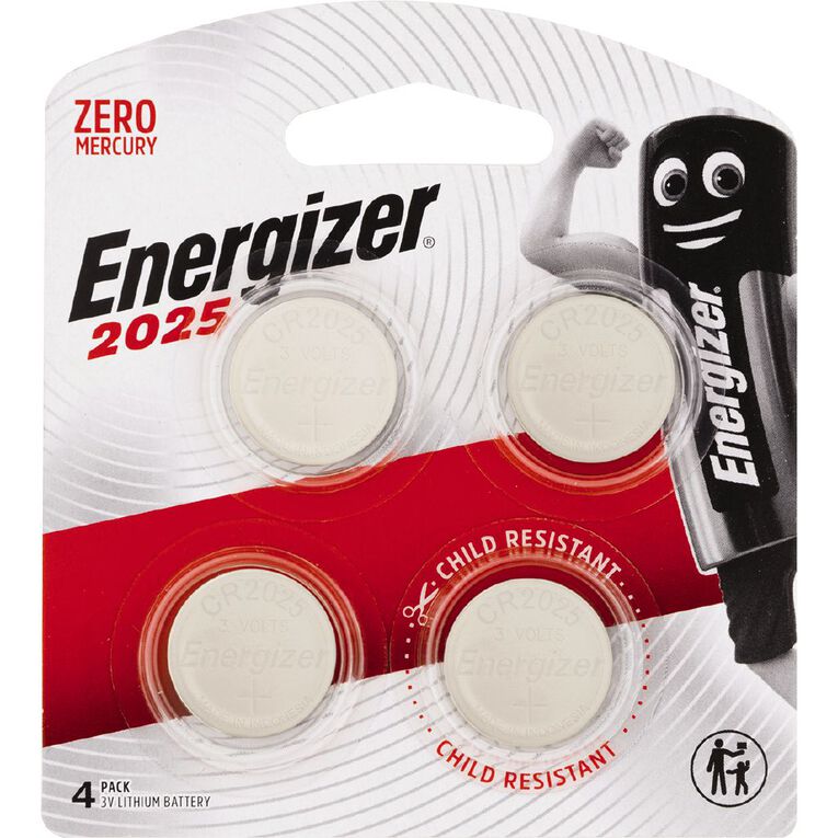 Energizer Lithium Batteries 2025 4 Pack