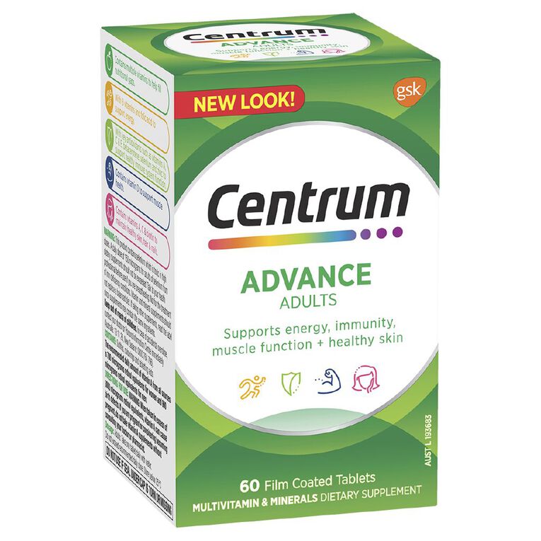 Centrum Advance Tablets 60 Pack, , hi-res