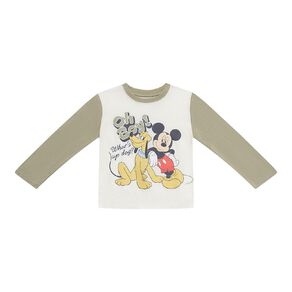 Mickey Mouse Toddler Long Sleeve Print Tee
