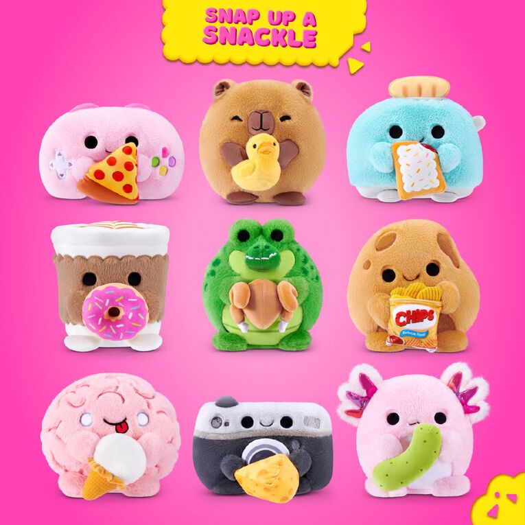Zuru Snackles Core Non Licensed Plush Series 2 8 Inch Assorted, , hi-res