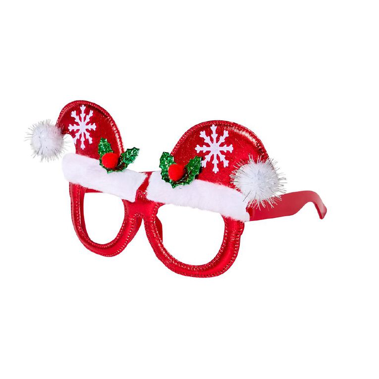 Wonderland Novelty Christmas Glasses Assorted, , hi-res