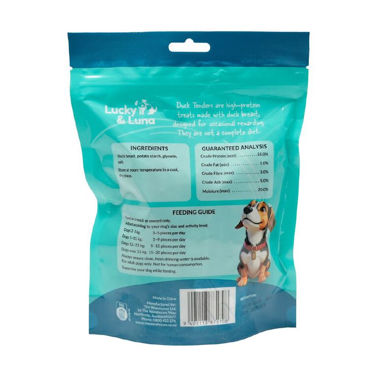 Lucky & Luna Duck Tenders 200g, , hi-res