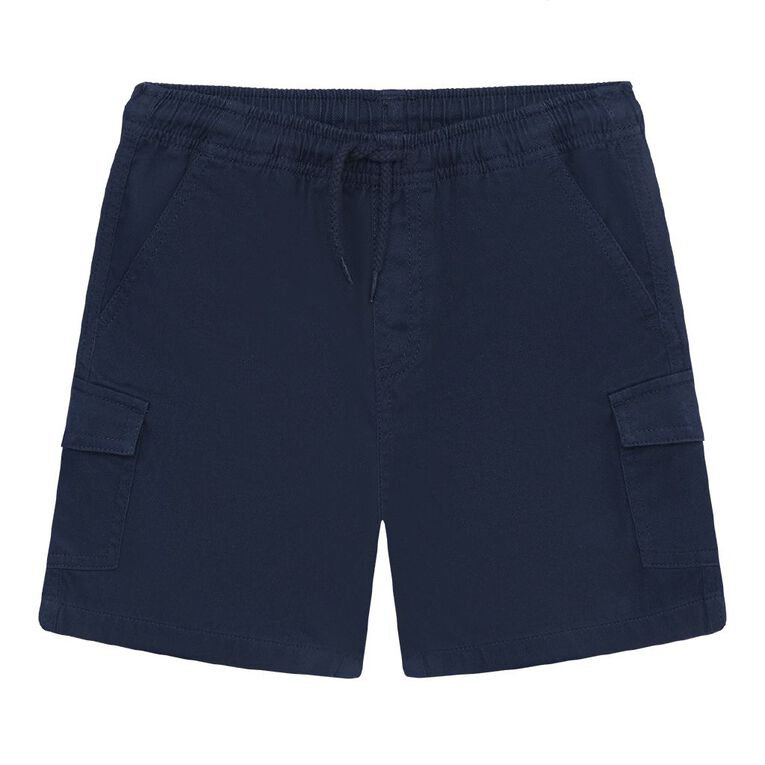 Young Original Boys' Cargo Shorts, Navy, hi-res