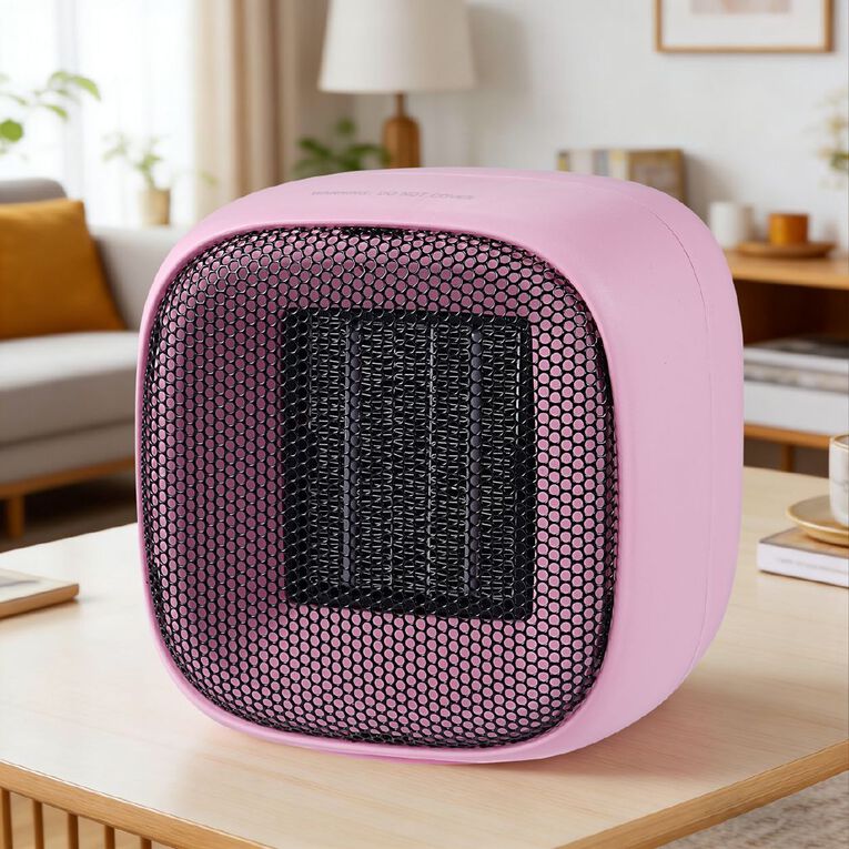 Living & Co Ceramic PTC Heater 600W Pink, , hi-res