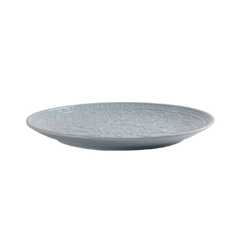 Living & Co Tangier Dinner Plate Blue Light, , hi-res