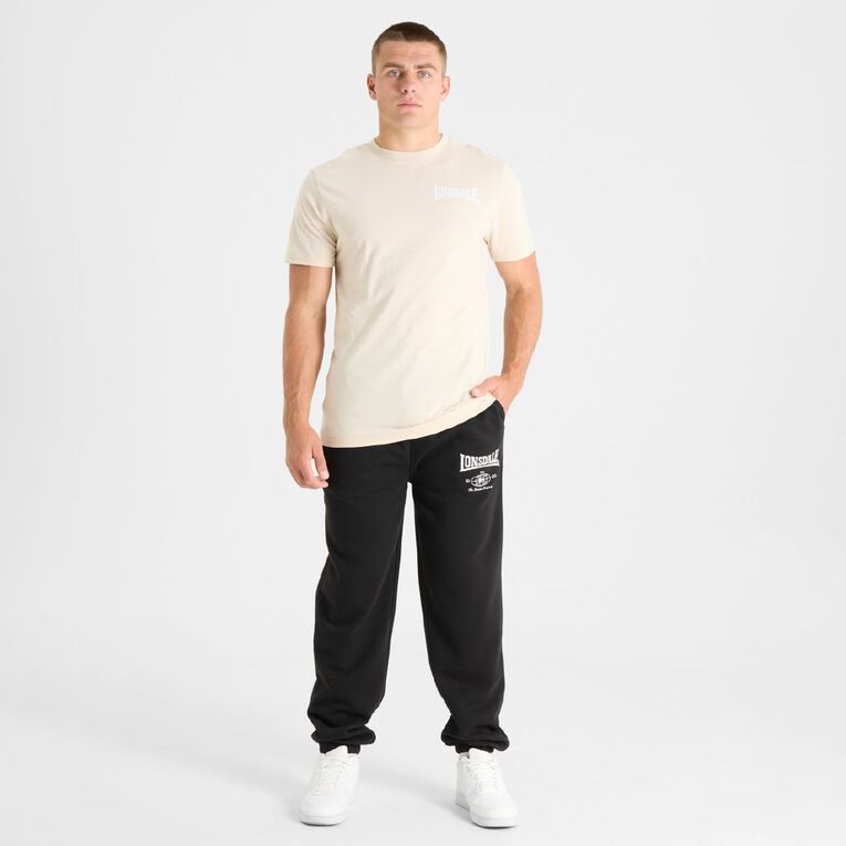 Lonsdale Men's Graphic Tee, Cream, hi-res
