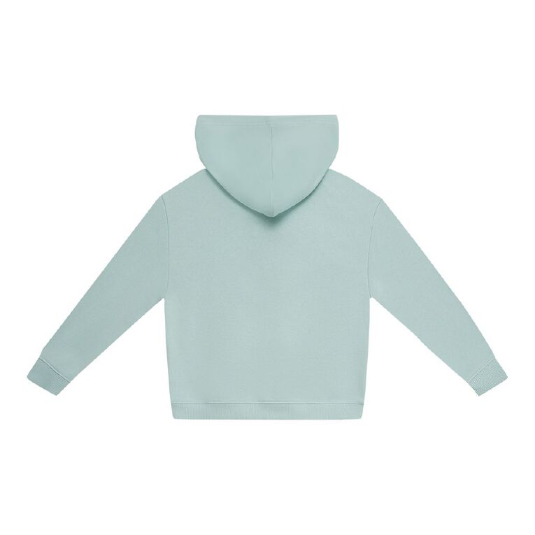 Young Original Plain Zip Hoodie, Blue Light, hi-res