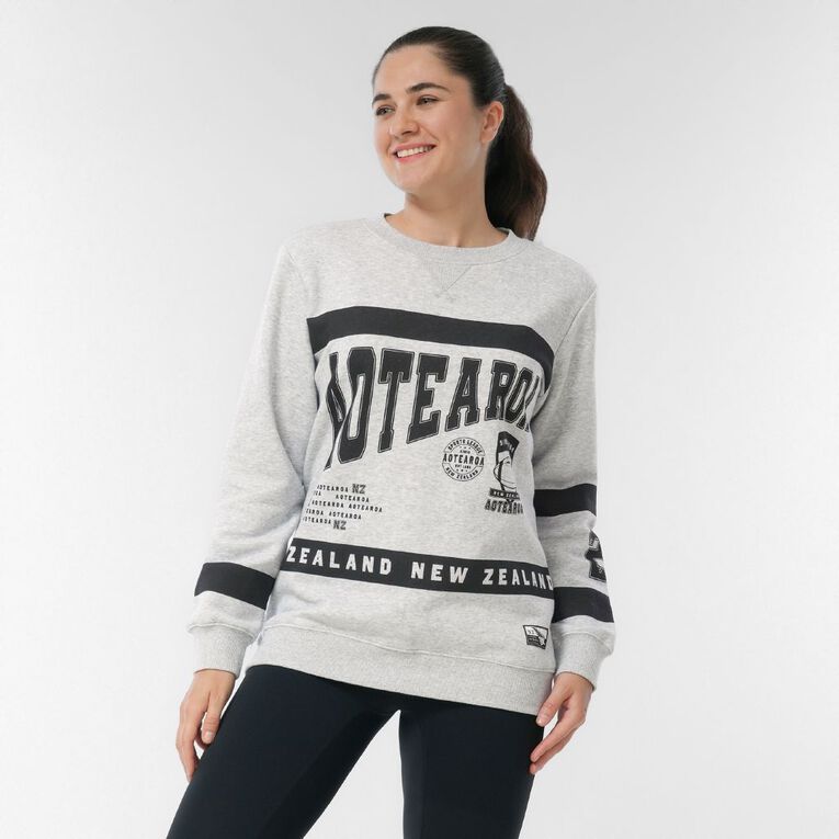 Active Intent Women's Supporter Sweat, Grey Marle, hi-res