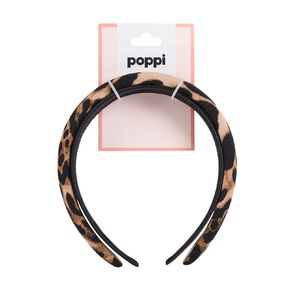 poppi handband leopard 2 pack