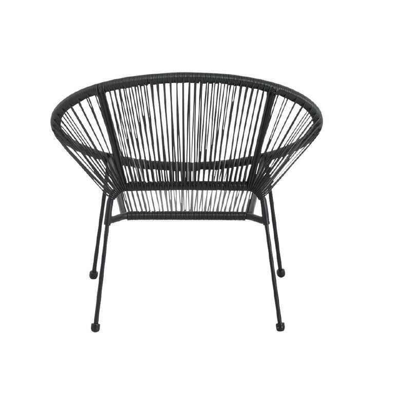 Living & Co Acapulco Chair Black, , hi-res