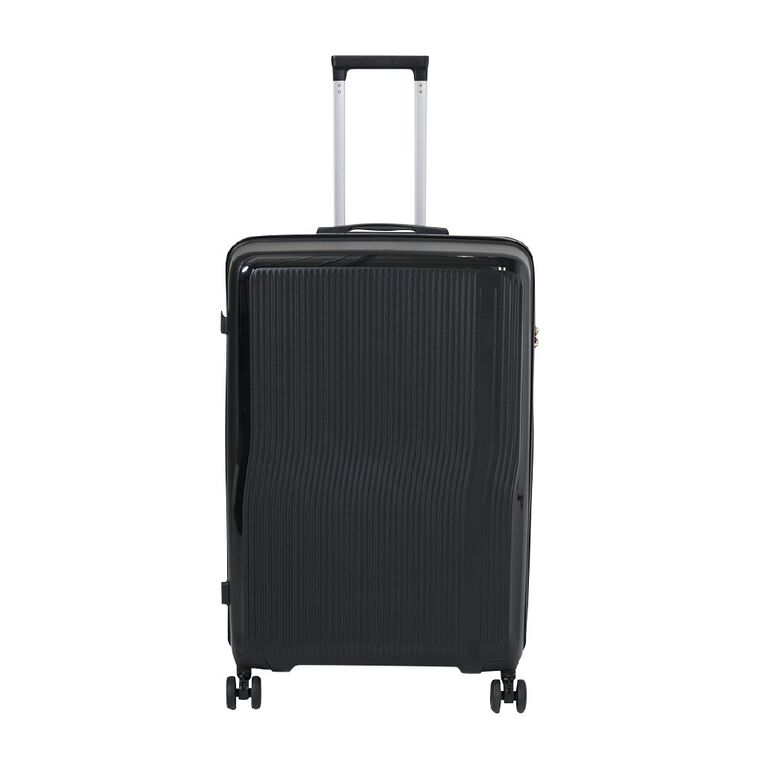 Intrepid Hardside Suitcases 2 Piece Set Black, , hi-res