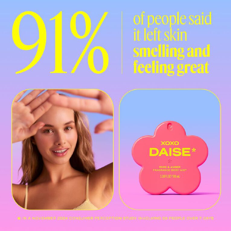 Daise Fragrance Body Mist Rose & Amber, , hi-res