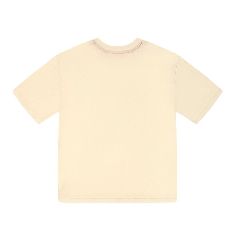 Young Original Short Sleeve Relaxed Print Tee, Cream, hi-res