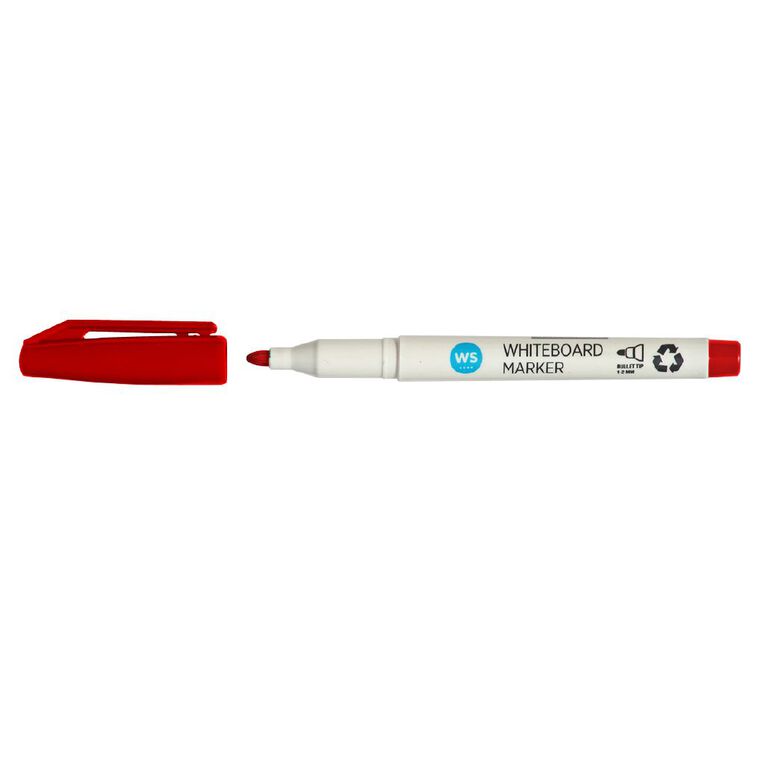 WS Whiteboard Marker Fine Loose Red Mid, , hi-res