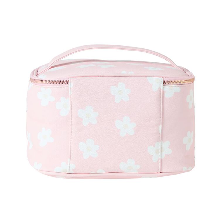 Poppi Large PU Tolietry Bag Daisy, , hi-res