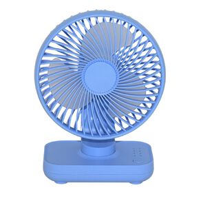 Living & Co Rechargeable Desk Fan Blue